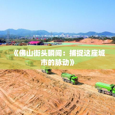 《佛山街頭瞬間：捕捉這座城市的脈動》