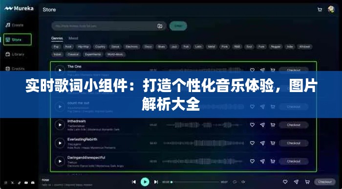 實時歌詞小組件：打造個性化音樂體驗，圖片解析大全