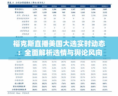 ?？怂怪辈ッ绹筮x實時動態(tài)：全面解析選情與輿論風(fēng)向