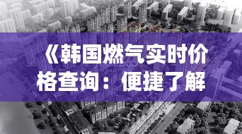 《韓國燃?xì)鈱?shí)時(shí)價(jià)格查詢：便捷了解燃?xì)馐袌鰟?dòng)態(tài)》