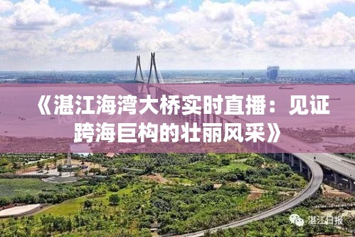《湛江海灣大橋?qū)崟r直播：見證跨海巨構(gòu)的壯麗風采》