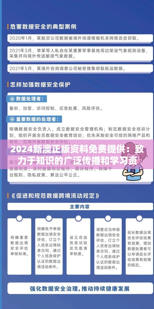2024新澳正版資料免費提供：致力于知識的廣泛傳播和學習資源共享