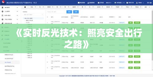《實時反光技術(shù)：照亮安全出行之路》