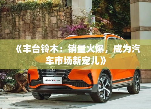 《豐臺鈴木：銷量火爆，成為汽車市場新寵兒》