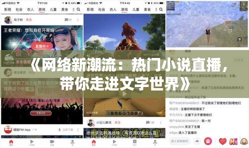 《網(wǎng)絡(luò)新潮流：熱門小說直播，帶你走進(jìn)文字世界》