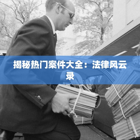 揭秘熱門案件大全：法律風云錄