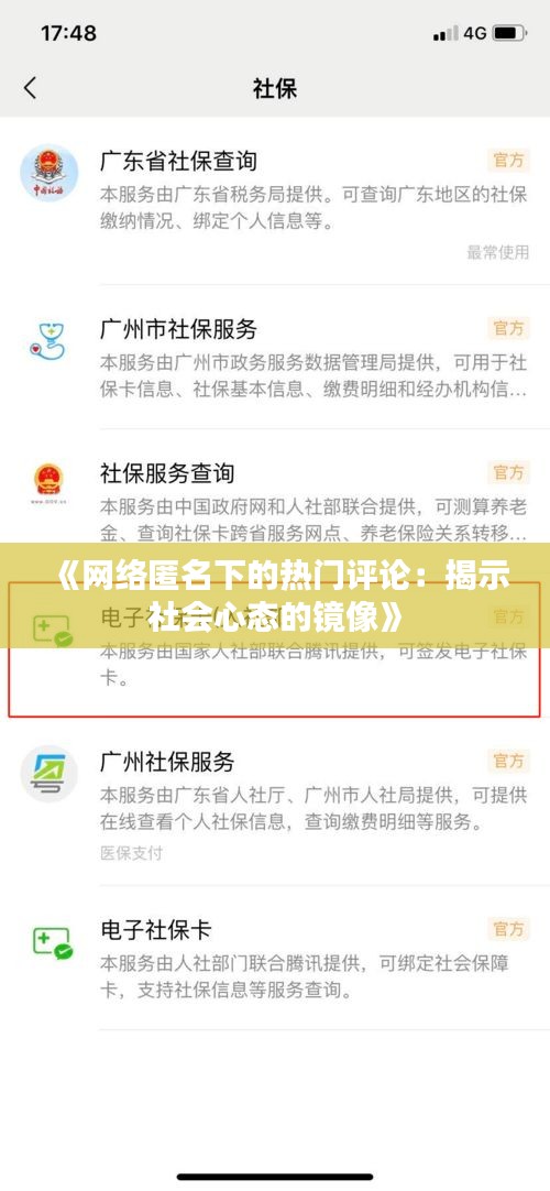 《網(wǎng)絡(luò)匿名下的熱門評論：揭示社會心態(tài)的鏡像》