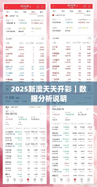 2025新澳天天開彩｜數(shù)據(jù)分析說明