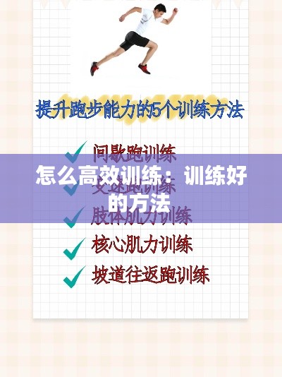 怎么高效訓(xùn)練：訓(xùn)練好的方法 