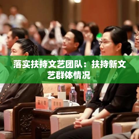 落實(shí)扶持文藝團(tuán)隊(duì)：扶持新文藝群體情況 