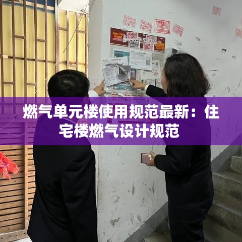 燃?xì)鈫卧獦鞘褂靡?guī)范最新：住宅樓燃?xì)庠O(shè)計(jì)規(guī)范 