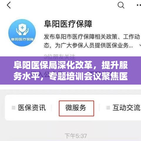 阜陽(yáng)醫(yī)保局深化改革，提升服務(wù)水平，專題培訓(xùn)會(huì)議聚焦醫(yī)保改革