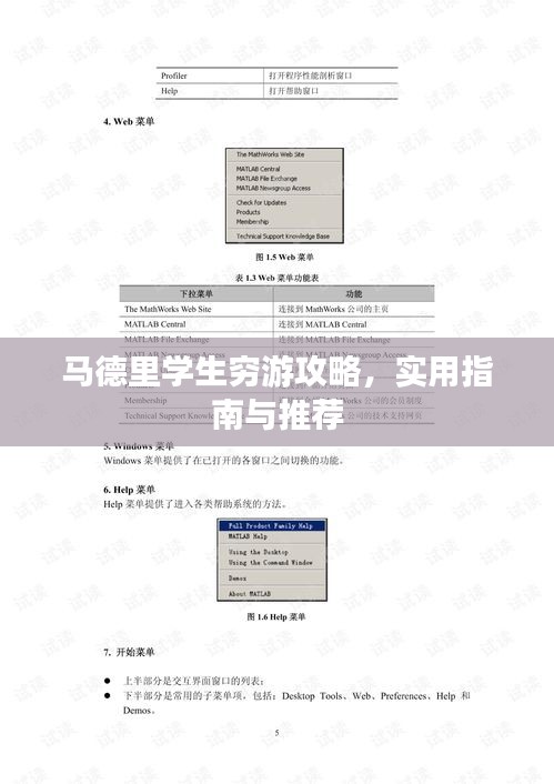 馬德里學(xué)生窮游攻略，實(shí)用指南與推薦