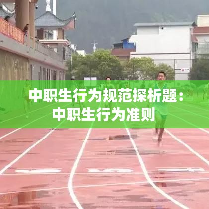 中職生行為規(guī)范探析題：中職生行為準(zhǔn)則 
