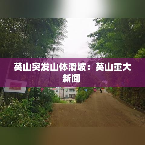 英山突發(fā)山體滑坡：英山重大新聞 