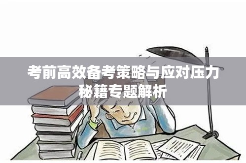 考前高效備考策略與應對壓力秘籍專題解析