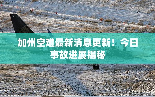 加州空難最新消息更新！今日事故進(jìn)展揭秘