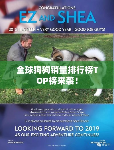 全球狗狗銷量排行榜TOP榜來(lái)襲！