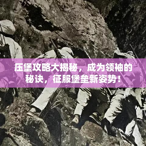 壓堡攻略大揭秘，成為領(lǐng)袖的秘訣，征服堡壘新姿勢(shì)！