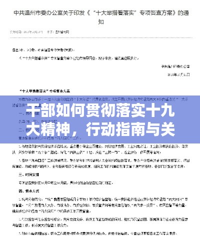 干部如何貫徹落實(shí)十九大精神，行動(dòng)指南與關(guān)鍵舉措