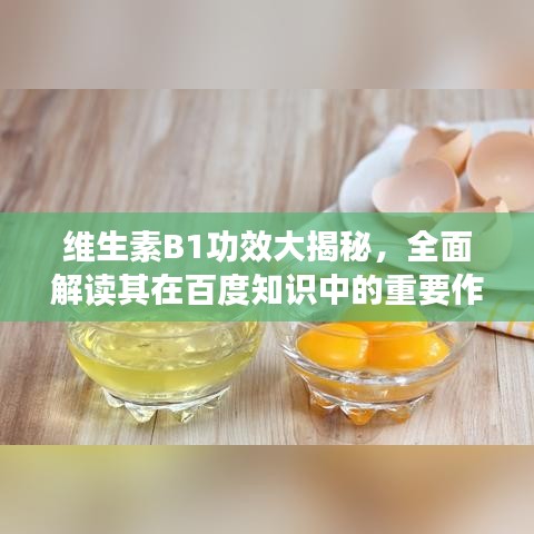 維生素B1功效大揭秘，全面解讀其在百度知識(shí)中的重要作用與功效
