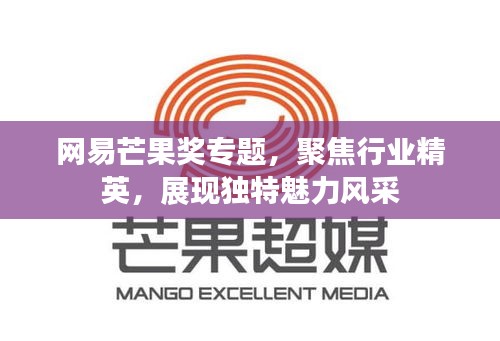 網(wǎng)易芒果獎專題，聚焦行業(yè)精英，展現(xiàn)獨特魅力風(fēng)采