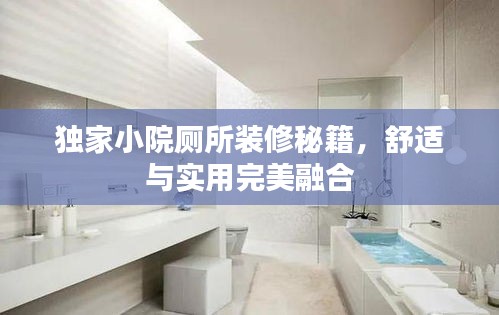 獨(dú)家小院廁所裝修秘籍，舒適與實(shí)用完美融合