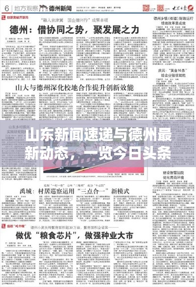 山東新聞速遞與德州最新動態(tài)，一覽今日頭條