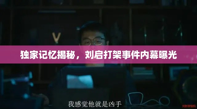 獨(dú)家記憶揭秘，劉啟打架事件內(nèi)幕曝光