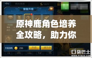 原神鹿角色培養(yǎng)全攻略，助力你成為頂尖玩家的必備指南