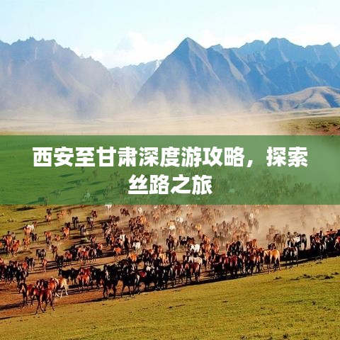 西安至甘肅深度游攻略，探索絲路之旅