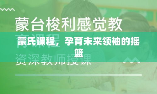蒙氏課程，孕育未來領(lǐng)袖的搖籃