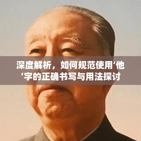 深度解析，如何規(guī)范使用‘他’字的正確書寫與用法探討