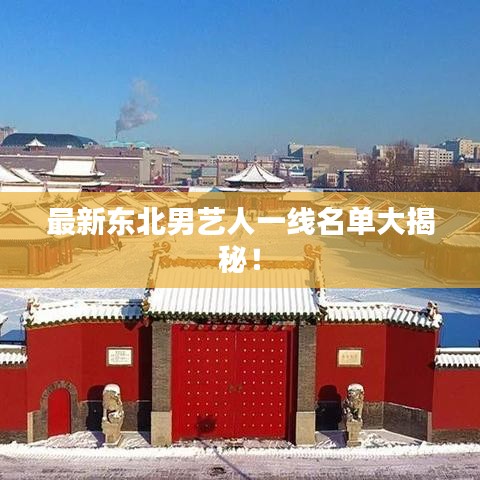最新東北男藝人一線名單大揭秘！