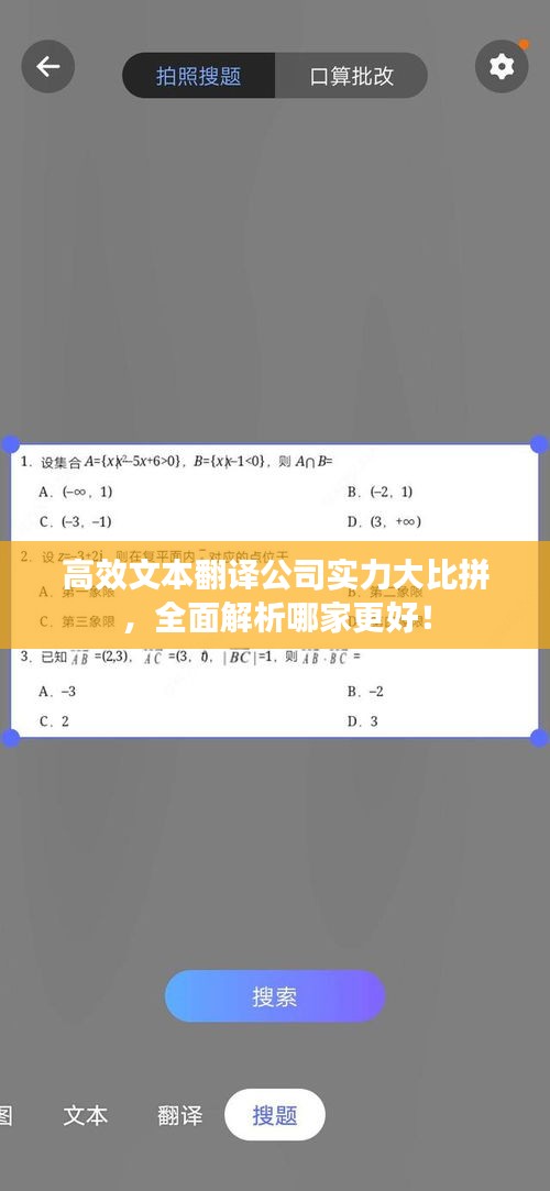 高效文本翻譯公司實力大比拼，全面解析哪家更好！