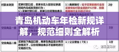 青島機(jī)動(dòng)車年檢新規(guī)詳解，規(guī)范細(xì)則全解析