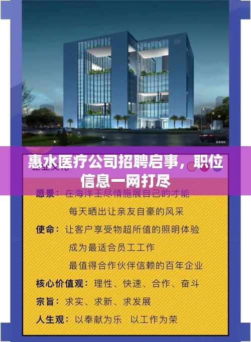 惠水醫(yī)療公司招聘啟事，職位信息一網(wǎng)打盡