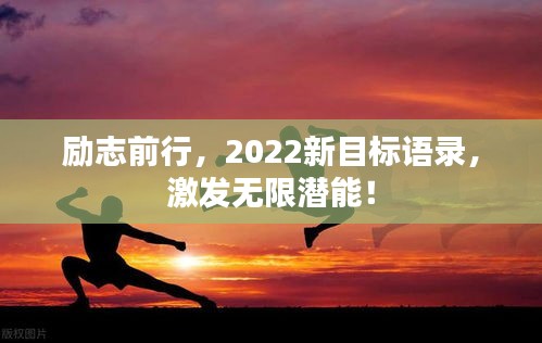 勵(lì)志前行，2022新目標(biāo)語(yǔ)錄，激發(fā)無(wú)限潛能！