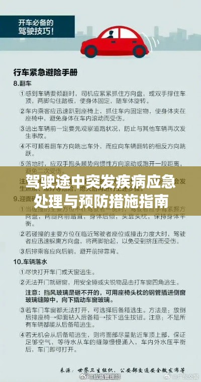 駕駛途中突發(fā)疾病應(yīng)急處理與預(yù)防措施指南