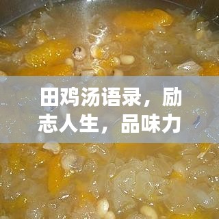 田雞湯語錄，勵志人生，品味力量與希望的話語